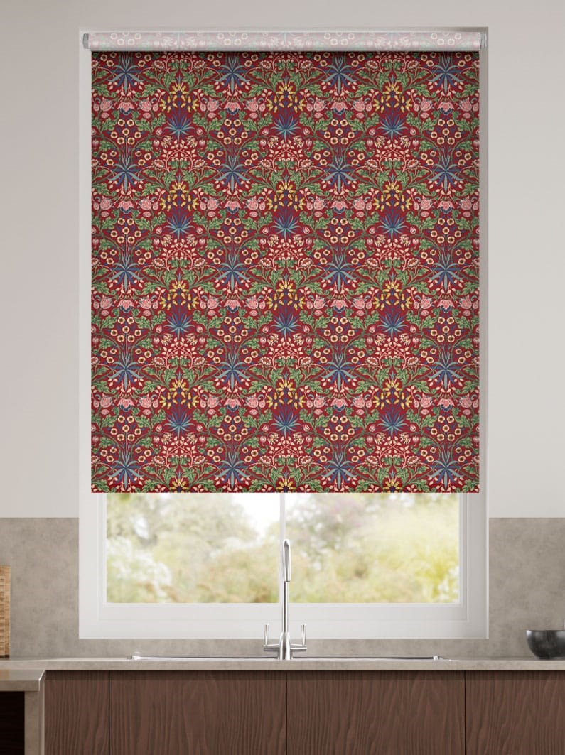 William Morris Hyacinth Russet Roller Blind thumbnail image