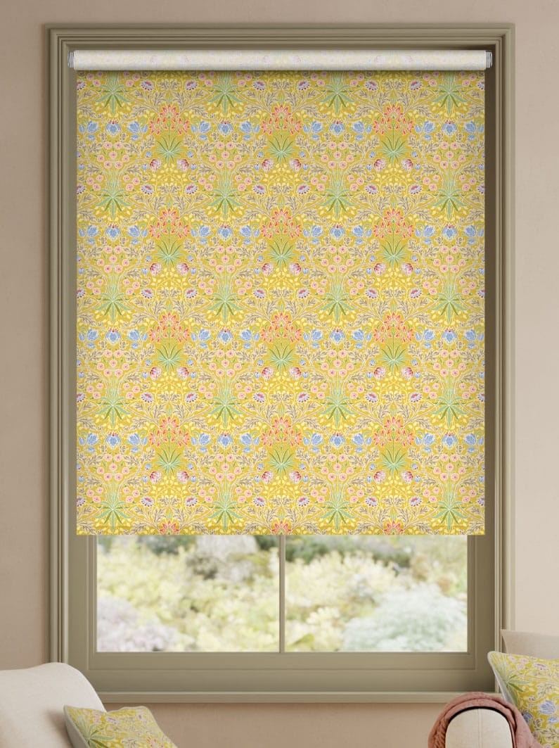 William Morris Hyacinth Saffron Roller Blind thumbnail image