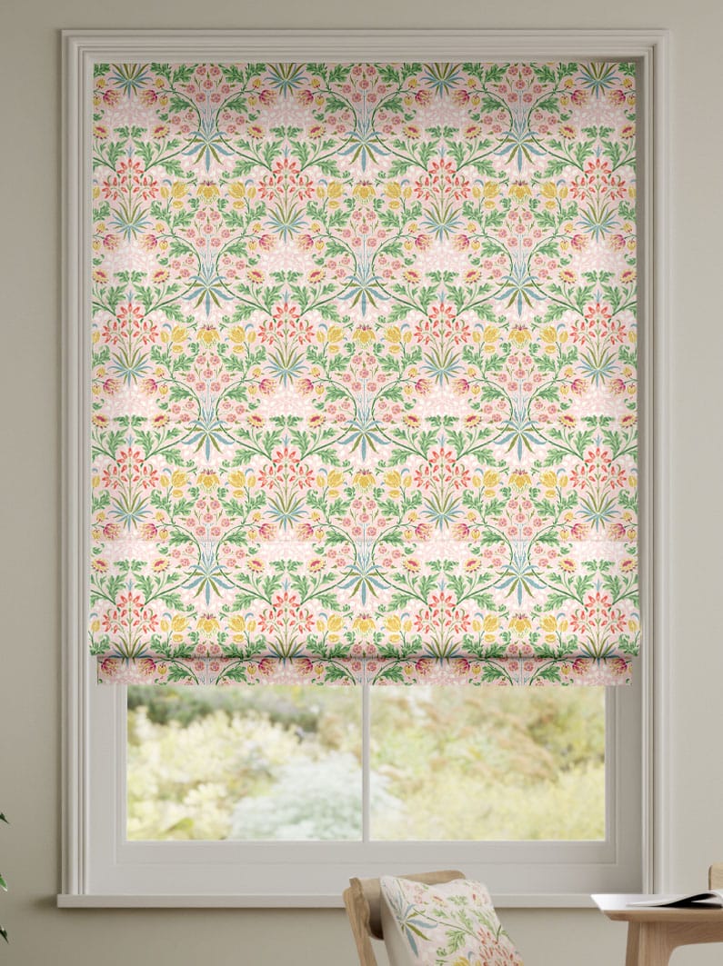 William Morris Hyacinth Sorbet Roman Blind thumbnail image