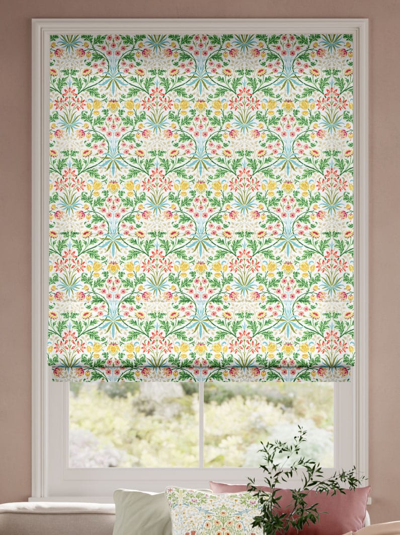 William Morris Hyacinth Spring Bloom Roman Blind thumbnail image