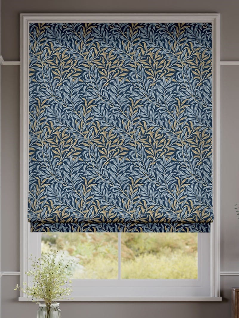 William Morris Willow Bough Midnight Roman Blind thumbnail image