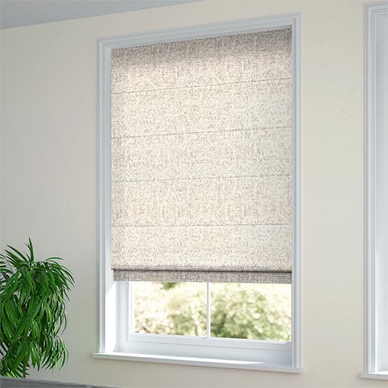 Zoroa Pale Neutral Roman Blind | Blinds Online™